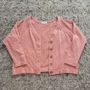 Pink plus size Cardigan XXL